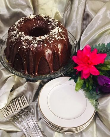 Neicy's Triple Chocolate Pound Cake