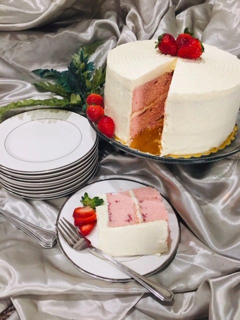 Olivia's Strawberry Cake