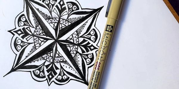 Pen & Ink drawings,  custom artwork,  wall decor,  micron pens, mandalas,  wall art