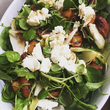 Delicious vegetarian lunch