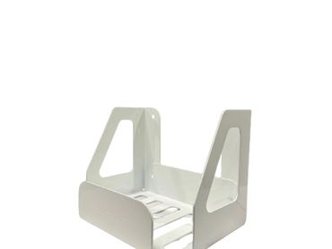 Joromax Dispenser Wall Bracket White Powdercoat for 5 Litre Single Chemical Drum