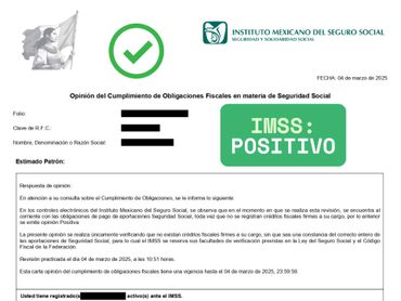 Opinión en el cumplimiento de obligaciones patronales ante el IMSS