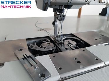Pfaff 1422 Zweinadel Industrienähmaschine Nadeltransport Nähmaschine Lederverarbeitung