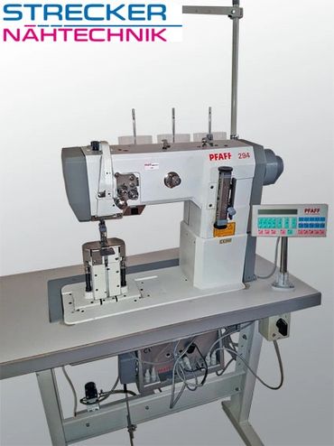 Pfaff 294 Zweinadel Säulenmaschine Industrienähmaschine Nähmaschine Lederverarbeitung Nadeltransport