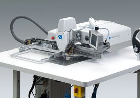 Dürkopp Adler 911 CNC gesteuerter Grossfeldriegler, Industrienähmaschine,