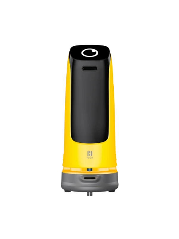 Delivery robot with a front-facing screen (KettyBot)