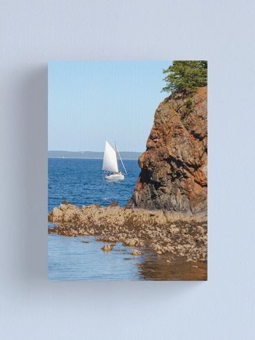 camden sail canvas print