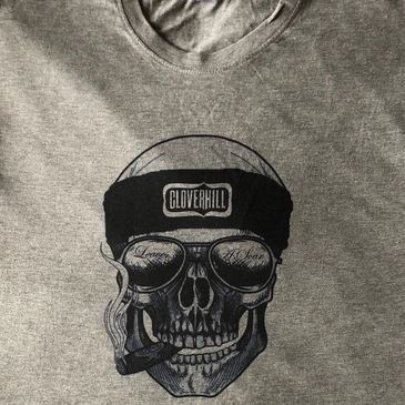 Cloverhill Leaves A Scar Grey Tee Shirt Front