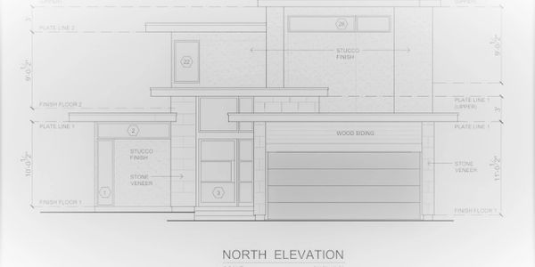 Design drawings for a modern home.