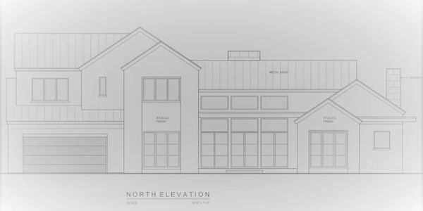 Design drawings for a modern home.