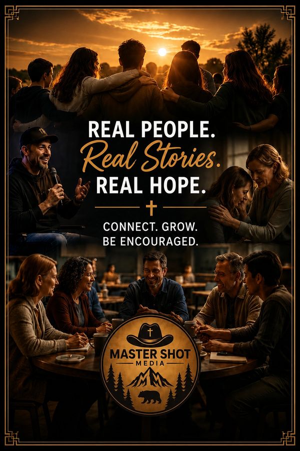 People connecting and sharing real stories with hope and encouragement.