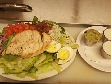 Cobb salad on a plate
