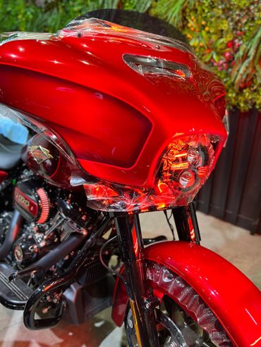 Paint Protection Vinyl film installed on a Motorcycle showcasing the quality of installation