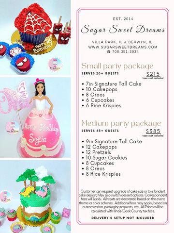 Dessert Party Packages