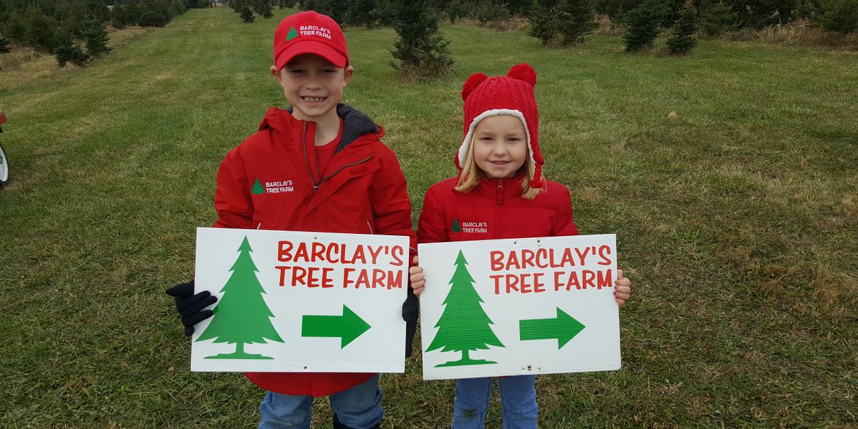 Directions to Barclay's Tree Farm