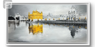 Golden Temple- Acrylic on Canvas