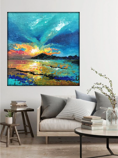 Sea & Sky
Arylic Painting on canvas