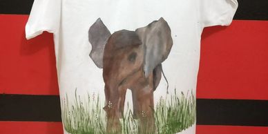 T-shirt painting