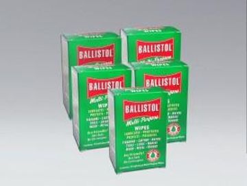 Ballistol gun cleaning wipes
