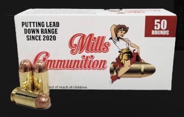 Mills Ammunition .45 ACP 230 gr round nose FMJ ammo