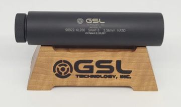 GSL Technology Inc SWAT-5 5.56 suppressor, Direct thread, full auto rated