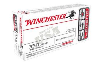 Winchester USA .350 Legend 145 gr FMJ ammo