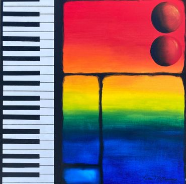 VIBRANT PIANO - Lisa McClowry artist.