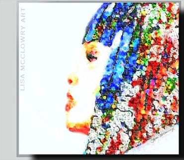 Lisa McClowry - Artist of "Vegas Showgirl"