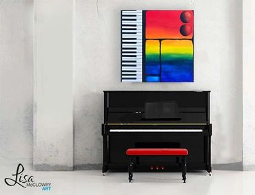 Lisa McClowry artist.  Painting.