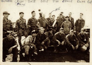 B Battery LZ Penny Richard Smith
Training South Vietnamese soldiers on 105MM guns