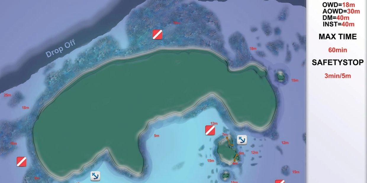 SHAAN MARSA ALAM DIVING SITE MAP