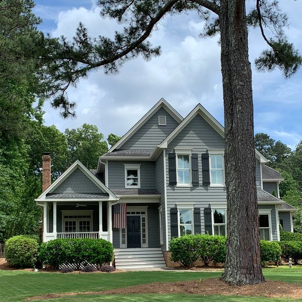 Gray Sherwin Williams traditional exterior