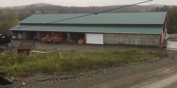 The Highway Department's Salt and Sand Shed was built in 2018.