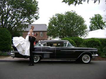 1958 Cadillac sedan deville godfather gangster picture car mob mafia wedding elegant antique 1950s