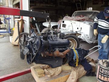 Classic car engine repair maintenance diagnosis
