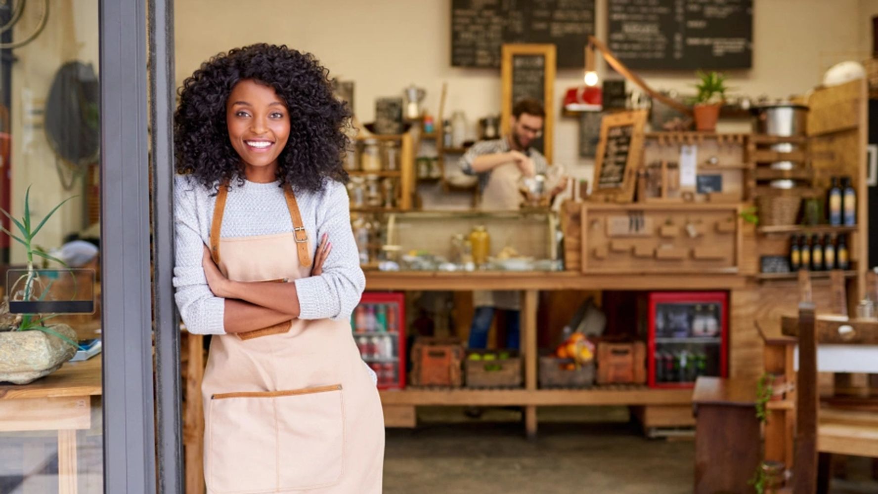 young beauty entrepreneur