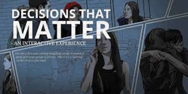 Artwork from "Decisions that Matter: An Interactive Experience."