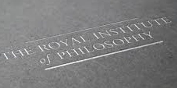 Inscribed name of the Royal Institute of Philosophy.