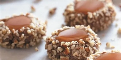 Amy's Cookies thumbprint al caramello:confezione artigianale per dolci gourmet