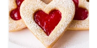 Amy's Cookies Cuori lampone: kosher gourmet cookies delivery