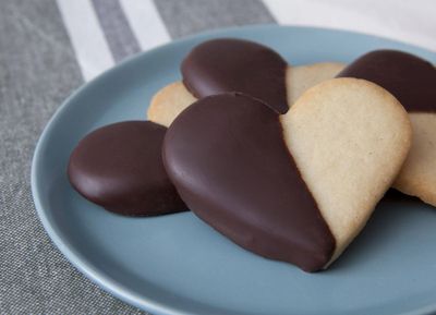 Amy's Cookies cuori di cioccolato dolci artigianali con burro biologico