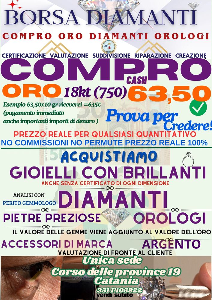 Compro oro Catania