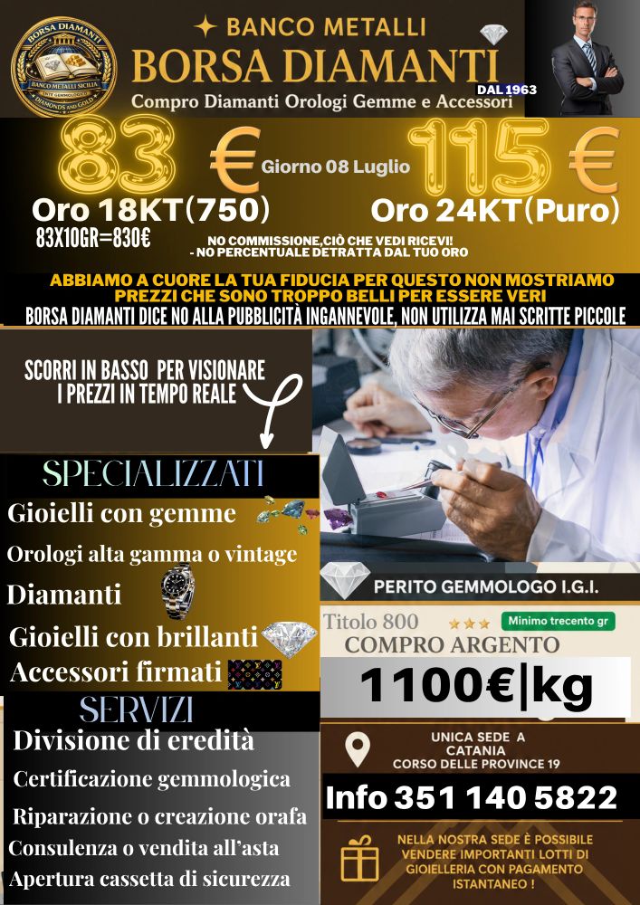 Compro oro catania