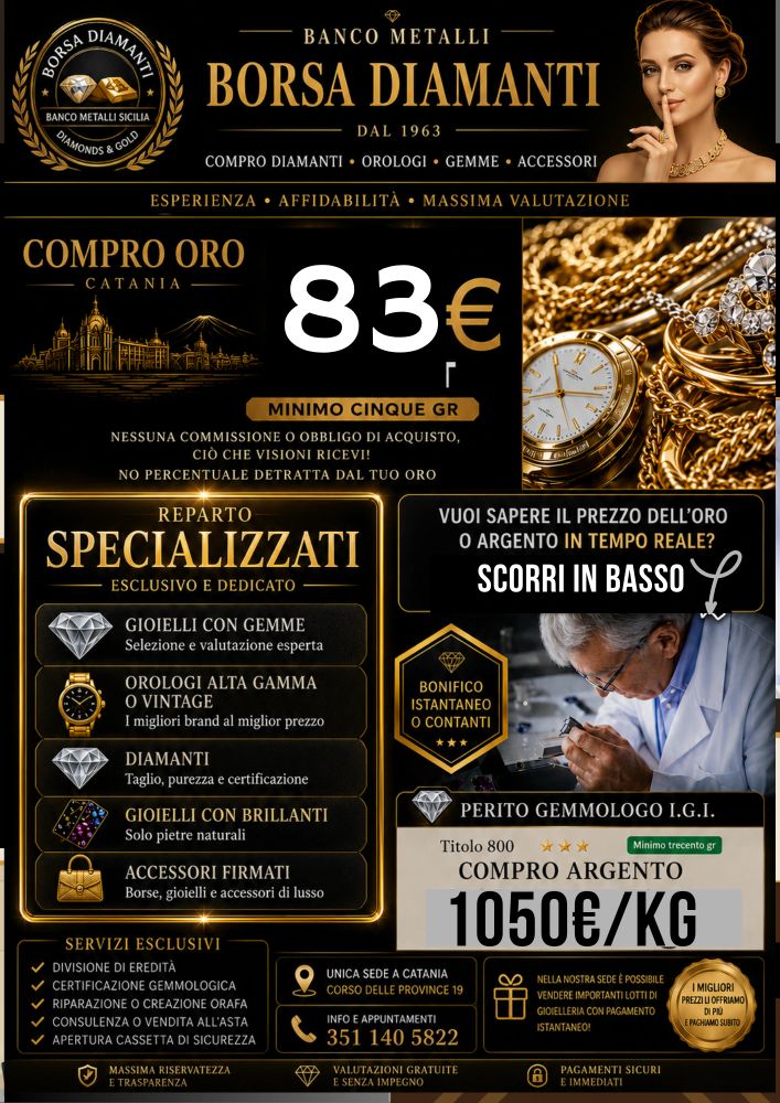 Compro oro Catania