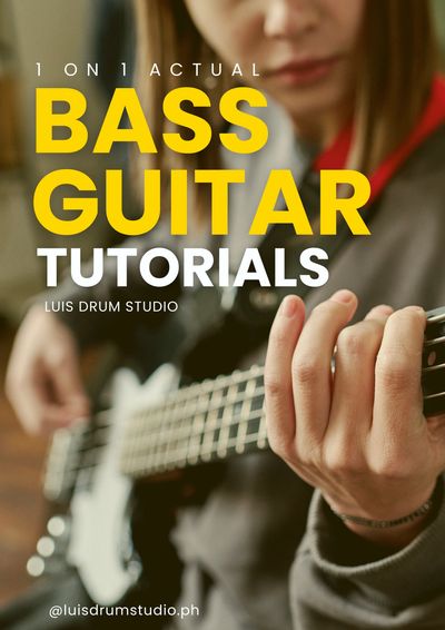 Actual (Face to Face) 1 on 1 Bass Guitar Lesson at Luis Drum Studio