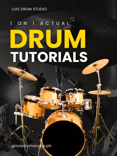 Actual (Face to Face) 1 on 1 Drum Lesson at Luis Drum Studio