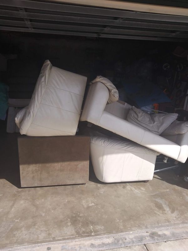 Large pieces of furniture junk removal from customers' homes.