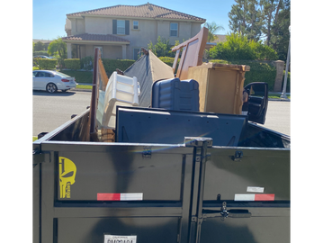 Half a load of junk removed from customers home.