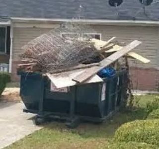 Overloaded Dumpster