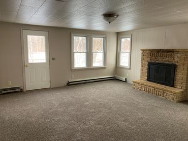 Fireplace in living room